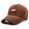 Gorra de Béisbol Bordada de Mezclilla Lavada de Moda Europea y Americana para Mujer Primavera y Otoño Gorra Parasol Vintage Agujero Viejo Gorra Curva