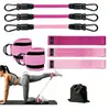 Hebilla de anillo D con correa de tobillo para pórtico transfronterizo para entrenamiento de fuerza de piernas y glúteos, correa de tobillo, correa para pierna, hebilla, soporte de tobillo antideslizante