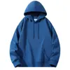 Sudadera con capucha para hombre Otoño Estilo Retro Americano Color Sólido 2025 Primavera y Otoño Nueva Holgada y Versátil Morado Chaqueta para Pareja