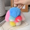 Colgante de Peluche de Conejo Lindo Imitación Accesorio de Peluche Llavero de Coche Lindo para Chicas Colgante de Bolso