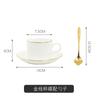 Estilo Europeu Pequeno Luxo Phnom Penh Conjunto de Xícaras de Café Cerâmica Household Simples Conjunto de Chá da Tarde Conjunto de 6 Peças com Suporte