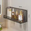 Estante de Almacenamiento para Baño, Estante de Almacenamiento Multifuncional para Limpiador Facial y Aceite Desmaquillante, Solución de Almacenamiento sin Taladro para el Baño