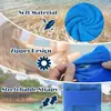 Bolsa de Arena para Playa Vacaciones en la Playa Camping Guantes para Quitar Arena para Bolsa de Arena de Playa Bolsa de Polvo Cepillo para Quitar Arena