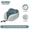 Almohada en forma de U de espuma viscoelástica Almohada para el cuello Almohada para el cuello Siesta Columna cervical Almohada para la cabeza Avión Coche Dormir Almohada en forma de U Transfronteriza