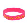 Alerta Médica Alergia Médica Pulsera de Silicona Pulsera de Advertencia Pulsera Tamaño Niño