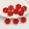Cuentas Dispersas de Hielo Transparente Estilo Antiguo, Cuentas de Vidrio con Flor en Degradado, Materiales para Cuentas de Pulseras DIY, Accesorios Hechos a Mano para Pendientes