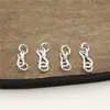 Prata de Lei S925 Fivela S Pulseira Colar de Prata Tailandesa Joias Artesanais DIY Acessórios Semi-acabados Fornecimento Atacado Dropshipping
