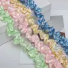 Encaje Plisado Cifrado de Poliéster Colorido de Doble Cara Flores Hechas a Mano Regalos Ropa Accesorios para Cortinas Accesorios Decorativos de Encaje