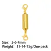 Amazon Transfronterizo Broche Magnético Cilíndrico Accesorios de Aleación para Joyería DIY Broche Magnético Redondo Broche de Langosta Pulsera Collar