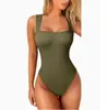 Estilo Europeo y Americano 2025 Moda Nueva para Mujer Casual Sexy Ajustado Cuello en U Sin Mangas Chaleco Mono Ajustado