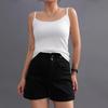 Estilo Novo de Verão Simples de Algodão Puro Colete Versátil Sem Mangas Top Slim Fit Roupa Íntima Camisola para Mulheres