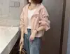 2025 Primavera y Otoño Nuevo Versátil Diseño Casual Versátil Estilo Occidental Holgado Top Chaqueta Corta Cortavientos Estilo Delgado Boutique para Mujer