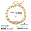 Jieding Juego de Joyería Europeo y Americano Acero de Titanio Zirconia Collar Lujo Ligero Accesorios de Nicho Pulsera de Acero Inoxidable para Mujer Joyería Transfronteriza