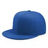 Gorra de Béisbol Planas de Seis Paneles Estilo Americano con Bloques de Color Transfronterizos, Gorra de Béisbol Lisa de Color Sólido con Visera Plana Estilo Hip-Hop Unisex, Estilo Unisex