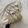 Bolsos de Diseñador de Nicho para Mujer, Gran Capacidad, Nuevo Otoño e Invierno 2024, Bolso Cruzado Vintage para Hombro y Axila, Bolso Dumpling para Viajes