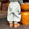 Pantalones Largos de Invierno con Forro Polar para Niños, Pantalones Jogger Cálidos de Invierno para Niños, Ropa Infantil, Pantalones Casuales de Invierno, Ropa para Niños
