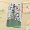Toalla Cuadrada de Gasa de Algodón de Cuatro Capas con Jacquard de Dibujos Animados de Champiñones Transfronteriza Toalla de Baño Suave y Transpirable Regalo Toalla de Baño Grande