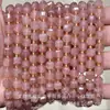 6mm 8mm Pedra Natural Cristal Ágata Canto Chanfrado Quadrado DIY Pulseira Colar Acessórios de Joias Produtos Semi-Acabados Atacado