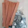 1.3X130mm Pavio de Madeira Reto para Vela Pavio de Vela Aromática DIY com Base Cera de Soja Cera de Areia Cera de Madeira