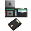 Portatarjetas de stock transfronterizo gran capacidad clip para dinero casual portatarjetas de moda de venta caliente ranura para múltiples tarjetas billetera multifuncional para hombre