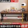 Escritorio de computadora de madera maciza, escritorio de oficina, escritorio doble, mesa de estudio, escritorio simple para estudiantes, escritorio minimalista para el hogar, mesa de dormitorio