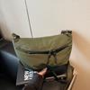 Bolsa tipo Dumpling para Deportes y Ocio y Viajes Cortos 2026 Nuevo Estilo Coreano Moda Tendencia Bolso de Lona Bolso de Hombro Único para Mujer