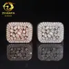 Anillo de Hip-Hop para Hombre de Nuevo Estilo Personalizado con Forma Irregular e Incrustaciones Mixtas de Moissanita, Anillo Unisex de Plata 925 Moderno Europeo y Americano