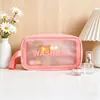 Bolsa de cosméticos de venta directa, neceser de PVC, bolsa de almacenamiento para viajes de negocios, bolsa de cosméticos portátil impermeable de gran capacidad, bolsa de almacenamiento