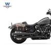 Carro musculoso Wolf adequado para Harley Luwei 117 bolsa lateral bolsa de lona bolsa para computador de negócios pasta modificação suporte de liberação rápida