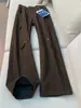 Pantalones Casuales de Trabajo de Algodón Puro Lavado Estilo Retro Americano para Hombre con Remaches Melard, Diseño de Corte Diagonal y Pliegues Estilo High Street