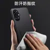 Adequado para Capa de Celular Oneplus Nord Ce3, Capa Protetora Anti-Queda de Cobertura Total, Couro Liso Elegante e Simples, Anti-Impressão Digital