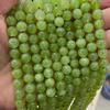Natural Olive Crystal otimizado Olivine Beads diy Cristal frisado Joias Pulseira Colar Acessórios Factory Outlet