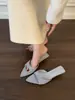 Primer Encuentro Sandalias de tiras abiertas estilo francés de temporada, zapatos de tacón alto, colección primavera/verano, sandalias rojas retro de punta
