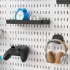 Tablero de Agujeros para Pared sin Taladro Decoración de Pared Adornos Pequeños Estudio Sala de Estar Estilismo Almacenamiento en Pared Tablero para Colgar