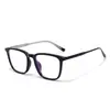 Nuevas Gafas Elegantes de Montura Negra Cuadrada con Patillas de Acetato, Monturas de Lente Transparente para Hombres y Mujeres, Adecuadas para el Uso Diario, Venta al por Mayor de Fábrica