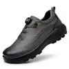 Zapatos Deportivos de Viaje para Hombre de Suela Gruesa con Hebilla Giratoria de Primavera y Otoño Zapatos Casuales para Hombre con Hebilla Giratoria para Senderismo y Montañismo al Aire Libre
