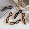 Pinza de Plátano de Acrílico con Lazo Estilo Francés Pinza Vertical Nuevo Pinza Grande de Gama Alta para Cabello Grueso