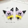 Lollipop de Lazo de Dibujos Animados Brillante Accesorios de Resina Pegamento Cremoso Accesorios para el Cabello DIY Decoración de Llavero para Zuecos