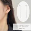 Pendientes Largos de Hilo de Plata Pura S999 para Mujer, Cadena para Oreja con Perforación, Plata de Ley S999, Lujo Ligero, Sensación de Alta Gama, Pendientes Adelgazantes y Elegantes