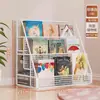 Estantería de escritorio estante de almacenamiento de suelo para escritorio estante de almacenamiento de libros móvil debajo del escritorio estantería de libros multicapa para el hogar integrada en la pared