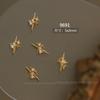 Explosiones de red de celebridades Buchelati arte de uñas joyería de circón estrellas aleación de cuatro hojas hueco diamante accesorios para uñas al por mayor