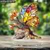 Btu648-655 Visual Transfronteiriço Estéreo 3D Acrílico Transparente Mesa de Desktop Decoração de Casa Enfeites de Animais