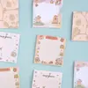 Adesivos de Kapibara para Estudantes, Notas de Mensagem Fofas e com Adesivo Forte, Adesivos Reutilizáveis de Kapibara Desenho Animado Ins