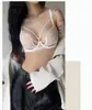 Lencería sexy de encaje de deseo puro estilo francés 2063 para mujer, sujetador push-up europeo y americano sexy para pechos grandes, sujetador transpirable de verano