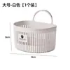 Cesta de armazenamento de cebola, gengibre e alho para cozinha, pequeno suporte de cesta suspensa, cesta suspensa para banheiro, cesta de armazenamento de parede para ao lado do vaso sanitário