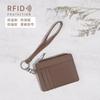 Bolsa para Tarjetas Explosiva Antidesmagnetización Transfronteriza Monedero Pequeño Portátil con Cremallera Estuche para Tarjetas Bolsa para Tarjetas Multitarjeta Sensación de Alta Gama para Mujer
