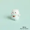 Juguetes de Comida de Resina de Dibujos Animados Caca de Gato Café Gatito Lindo Joyería DIY Accesorios Pequeños Adornos de Decoración para Escritorio y Coche