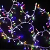Luces de Cortina de Fuegos Artificiales LED Flotantes Impermeables para Exteriores Iluminación Festiva Luz Nocturna para Patio y Dormitorio Cadena de Luces Decorativa de Atmósfera