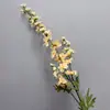 Hierba de Golondrina Voladora de Tres Puntas Flor Artificial Salón de Ceremonias de Boda Decoración Techo del Hogar Guía de Carretera Arreglo Floral Ramo de Flores Artificiales Materiales Florales para Paisajismo
