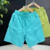 Shorts Dopamina de Moda para Hombre de Verano, Estilo Coreano, Elegantes y Versátiles, Estilo Ins, Estilo Hong Kong, Shorts Casuales Holgados de Cinco Puntos